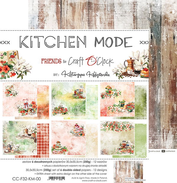 Craft-o-Clock  Kitchen Mode 12x12 Papers Set