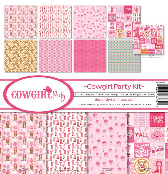 Reminisce Cowgirl Party Collection Kit