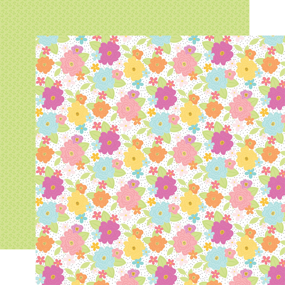 Echo Park Craft Room Craft Room Floral DS Paper (1 Sheet)