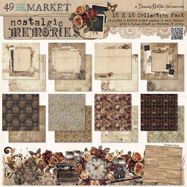 49 and Market Nostalgic Memories 12"X12" Collection Pack