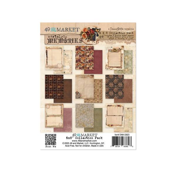 49 and Market Nostalgic Memories 6"X8" Collection Pack