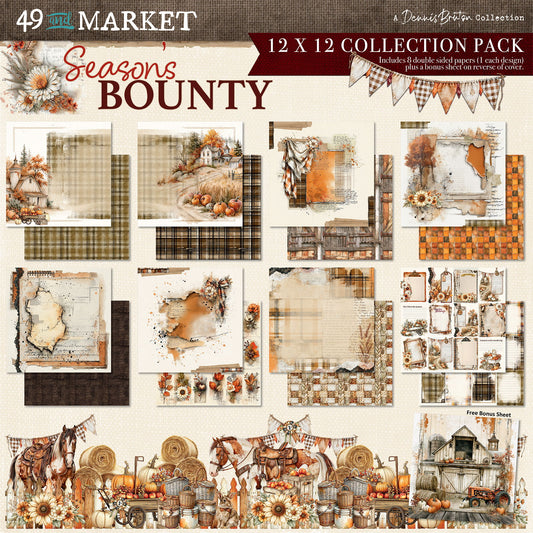 49 and Market Season's Bounty - 12 x12 Collection Pack
