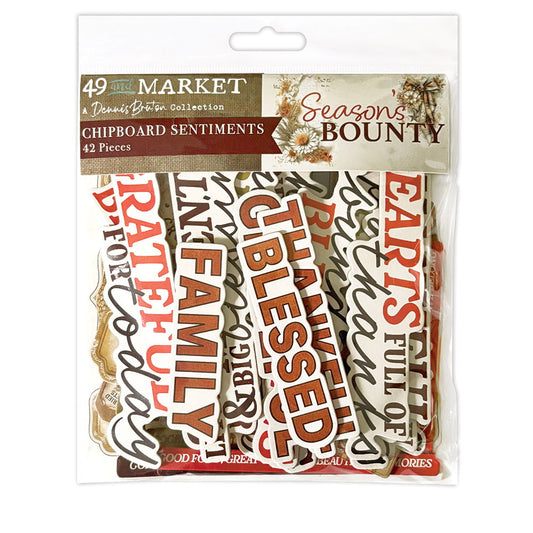 49 and Market Season's Bounty Chipboard Set
