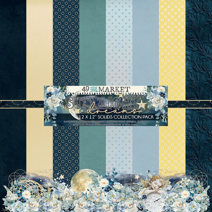 49 & Market Starlight Dreams Solid 12"X12" Collection Pack
