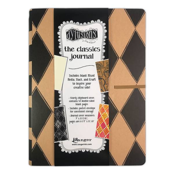 Dyan Reaveley's Dylusions The Classics (Multi Surface Journal Large Black, Kraft & Mixed Media)