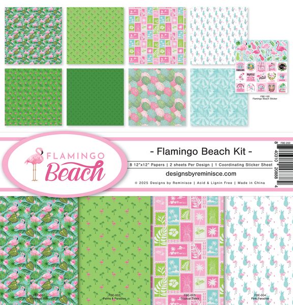 Reminisce Flamingo Beach Collection Kit