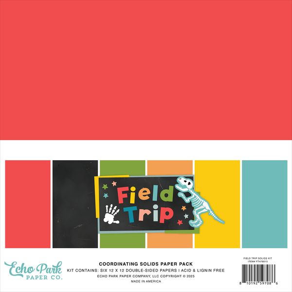 Echo Park Field Trip Solids Kit