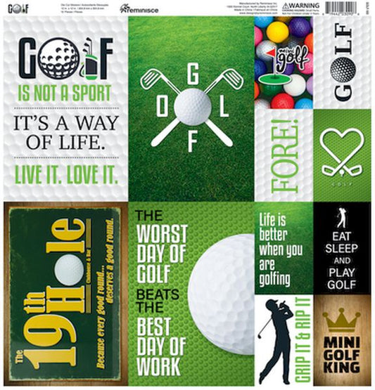 Reminisce Golf  Stickers