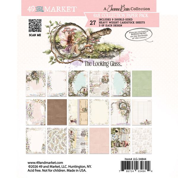 49 and Market The Looking Glass 6"X8" Collection Pack