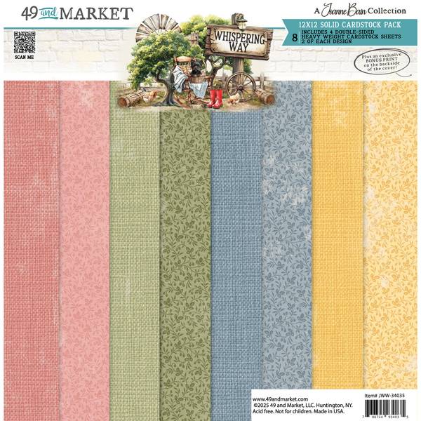 49 and Market Whispering Way 12"X12" Solid Collection Pack