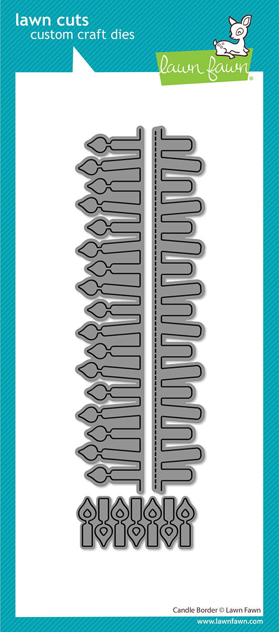 Lawn Fawn  Lawn Cuts - Candle Border Dies