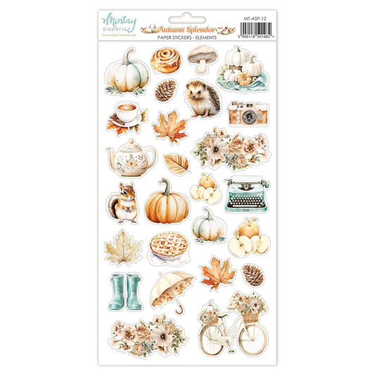 Mintay Autumn Splendor 6 x 12 Elements Paper Stickers