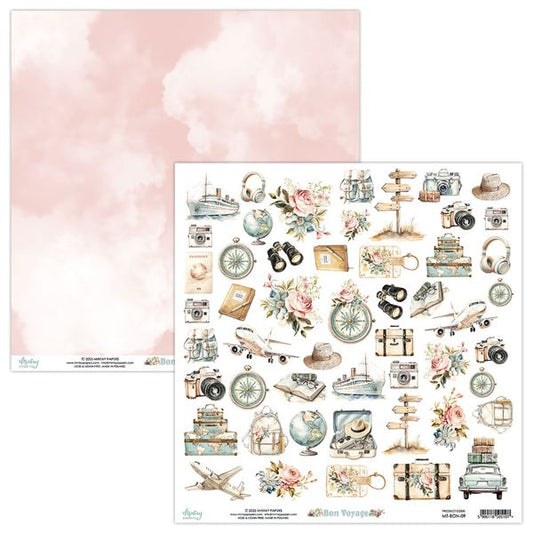 Mintay Bon Voyage 12 x 12 Elements Paper