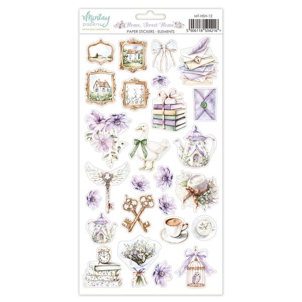 Mintay Home, Sweet, Home 6 x 12 Elements Paper Stickers