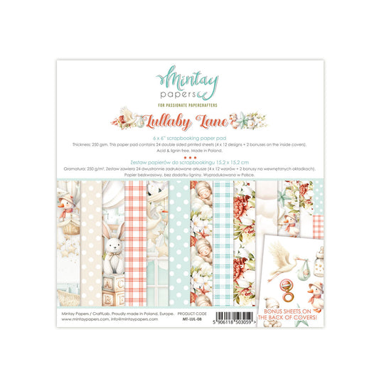 6 x 6  Paper Pad - Lullaby Lane