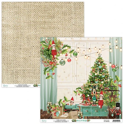 Mintay Merry & Bright Paper 03