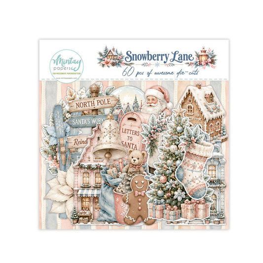 Mintay Snowberry Lane Paper Die-Cuts, 60 pcs