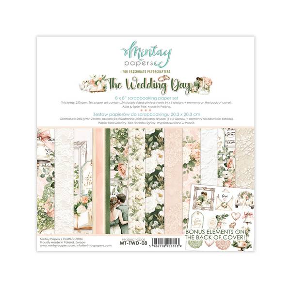 Mintay The Wedding Day 8 x 8  Paper Set
