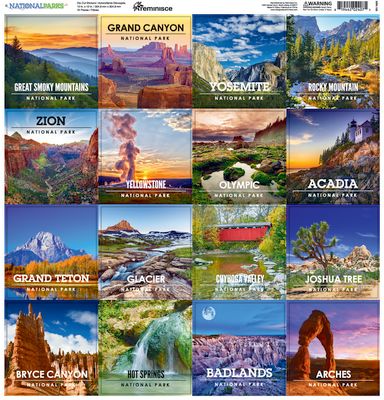 Reminisce National Parks  Stickers