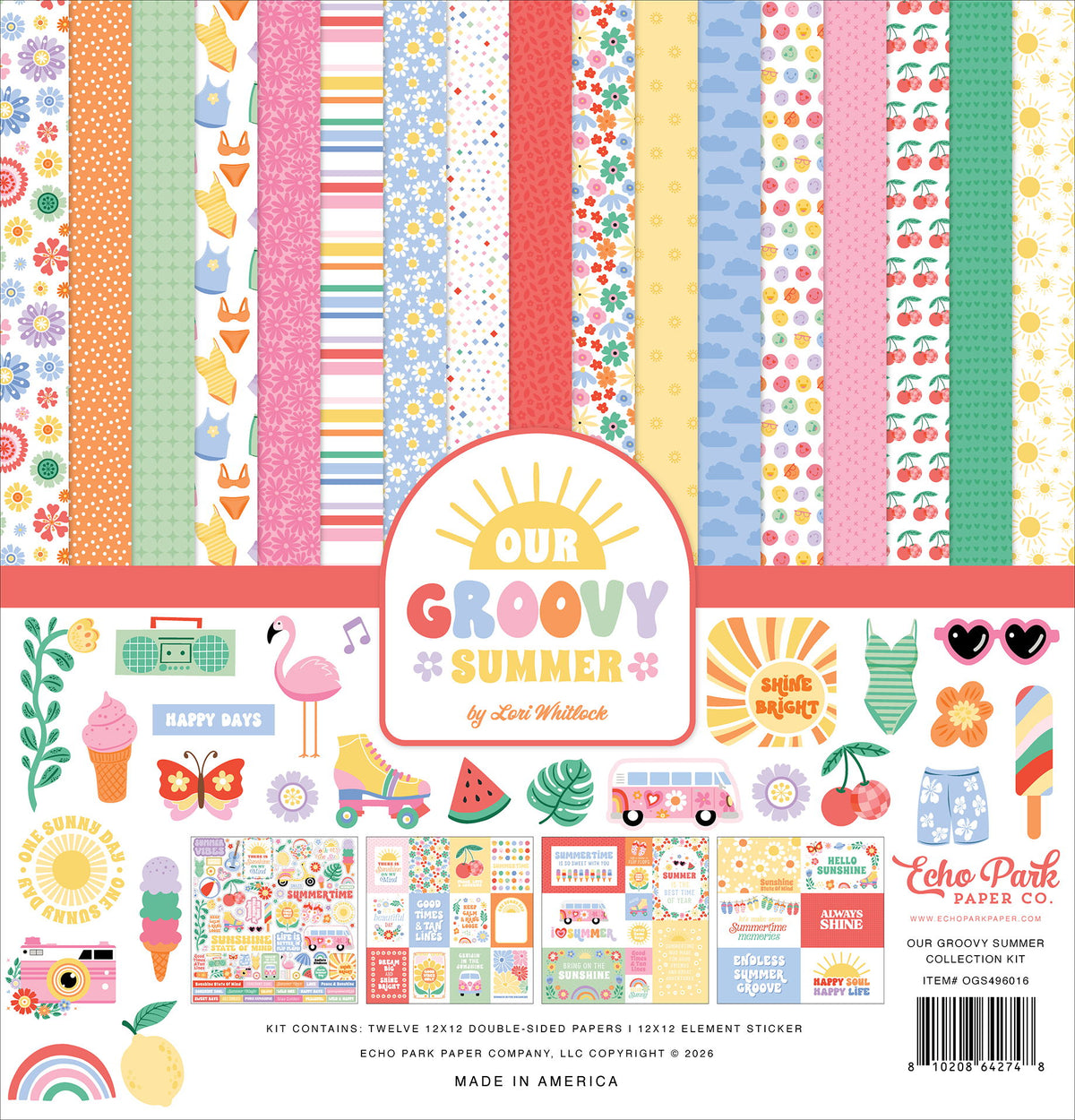 Echo Park Our Groovy Summer Collection Kit