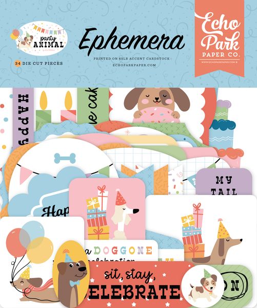 Echo Park Party Animal Ephemera