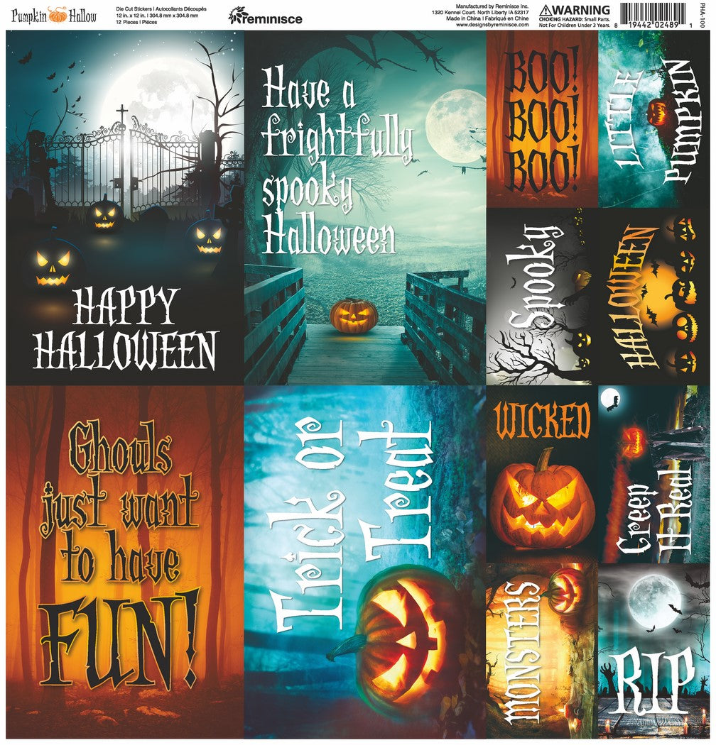 Reminisce Pumpkin Hallow  Stickers
