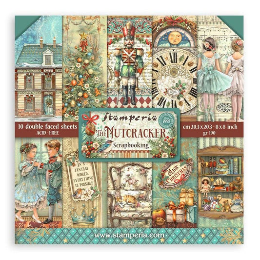 Stamperia The Nutcracker 8X8 Paper Pad