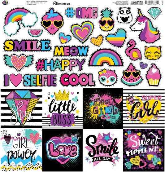 Reminisce Super Girl: Sticker