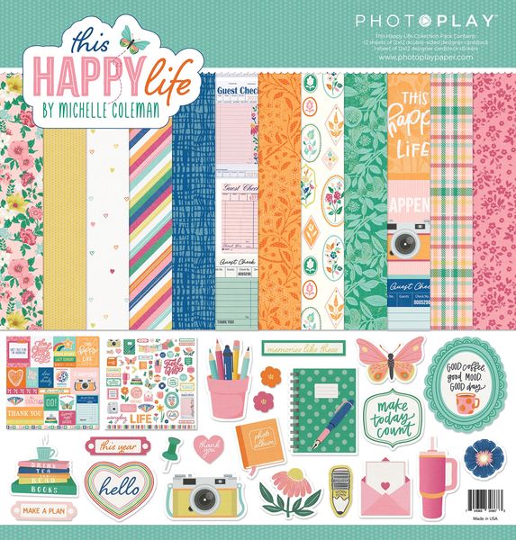PhotoPlay Collection Pack 12"X12"-This Happy Life