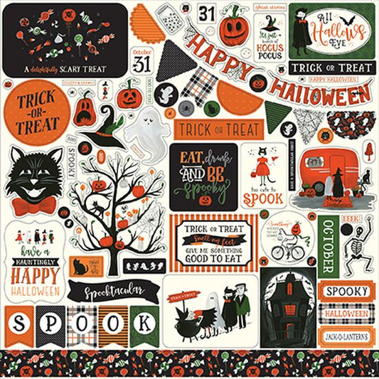 Echo Park Trick or Treat Element Sticker