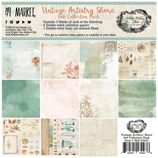 DISC - 49 and Market Vintage Artistry Shore 6x6