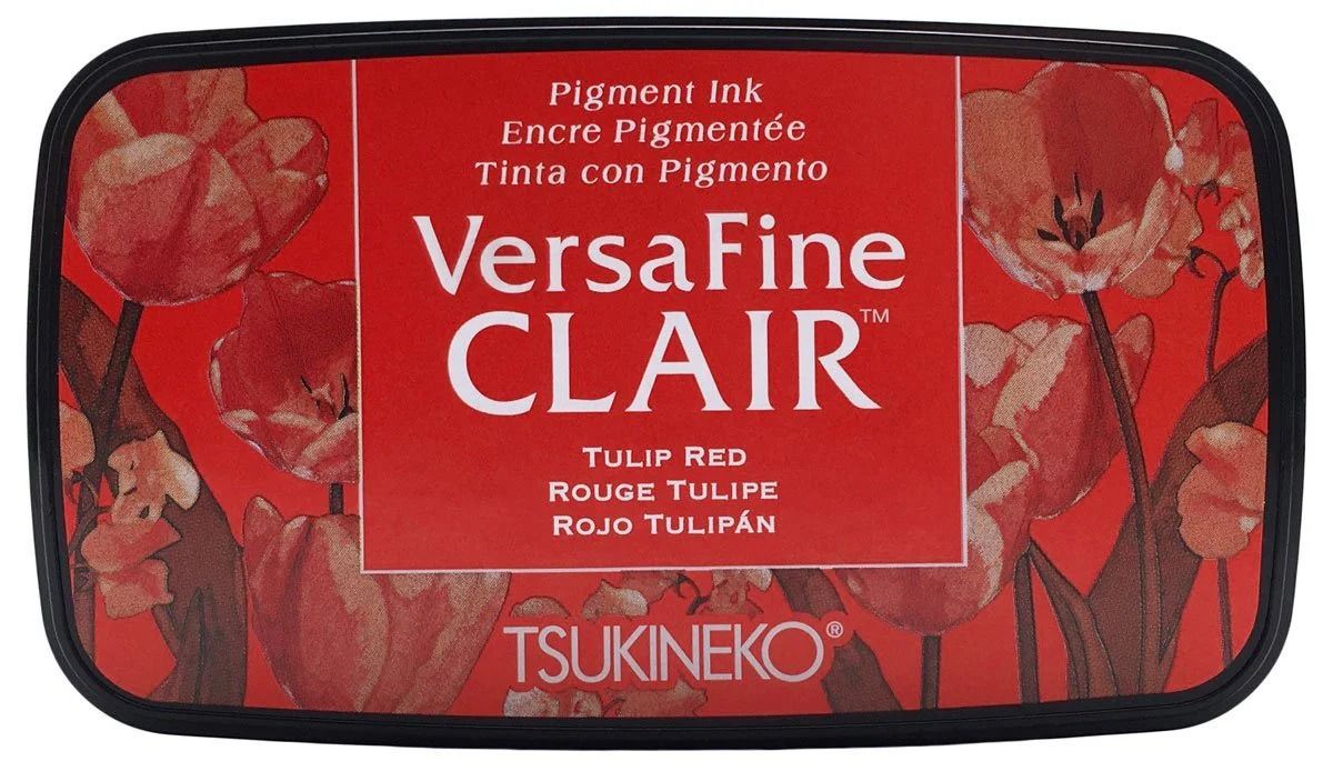 Tsukineko Versafine Clair Ink Pad - Tulip Red